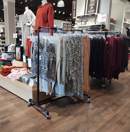 Shop Shelving Displays for Clothing Stores Discount Shelving