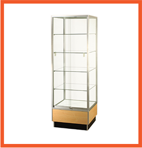 Square Tower Display Case