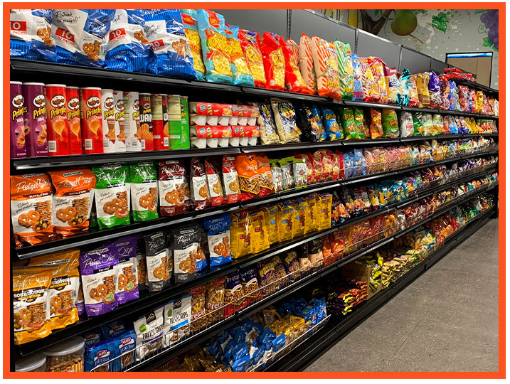 Discount Shelving & Displays - Grocery Store