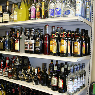 Discount Shelving & Displays - Liquor Store