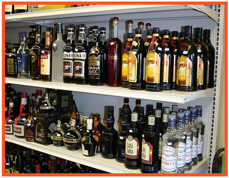 Discount Shelving & Displays - Liquor Store
