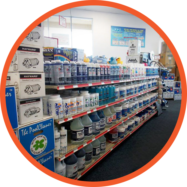 Discount Shelving & Displays - Pool Supply Store