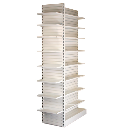 Discount Shelving Rx Metal Slatwall End Frame Unit 18"